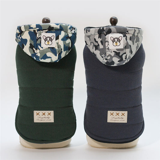 Camouflage Padded Pooch Coat